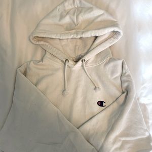 Champion white hoodie small